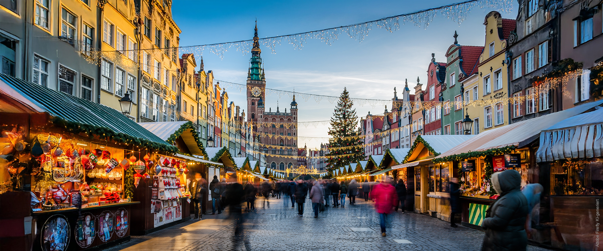 Weihnachtsmarkt - Adobe Firefly KI-generiert